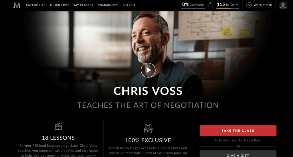 Chris Voss Teaches The Art Of Negotiation Masterclass