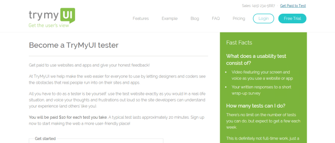 Get Paid To Test Website Usability Testing User Testing By Trymyui