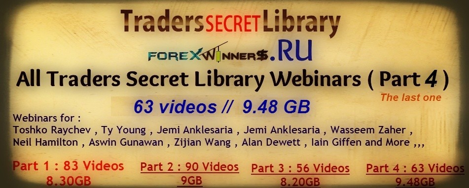 Traders Secret Library Video Webinars Part 41