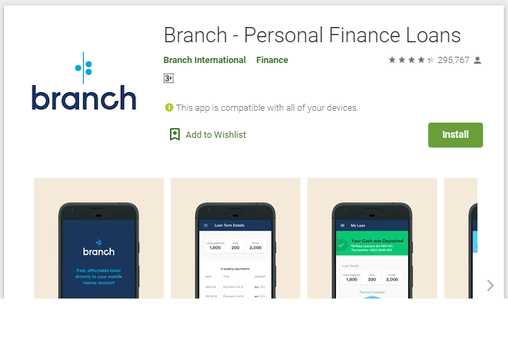 Branch Personal Finance Loans Apps On Google Play