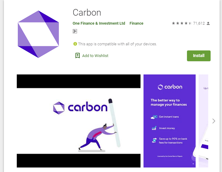 Carbon Apps On Google Play