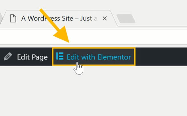 Edit With Elementor