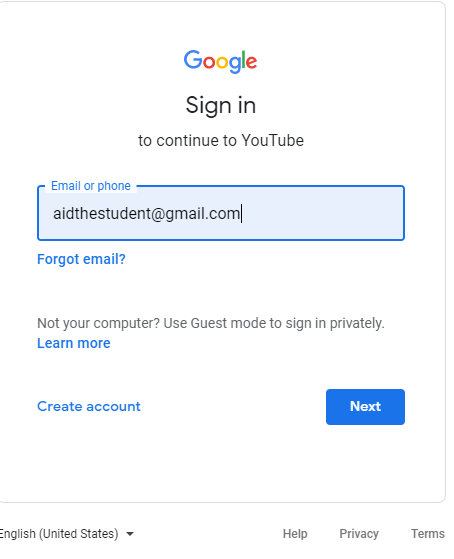 Youtube Signin Your Account