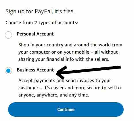 Paypal business