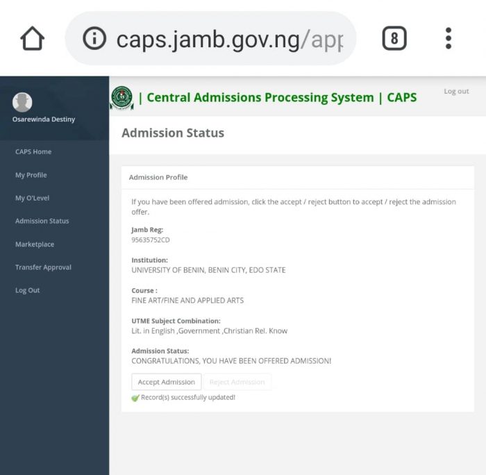 Caps.jamb