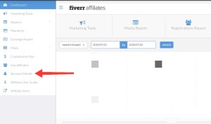 Fiverr Affliate Payment Details