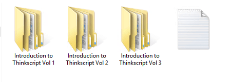 Simpler Trading Introduction To Thinkscript Vol. I Ii Iii 1