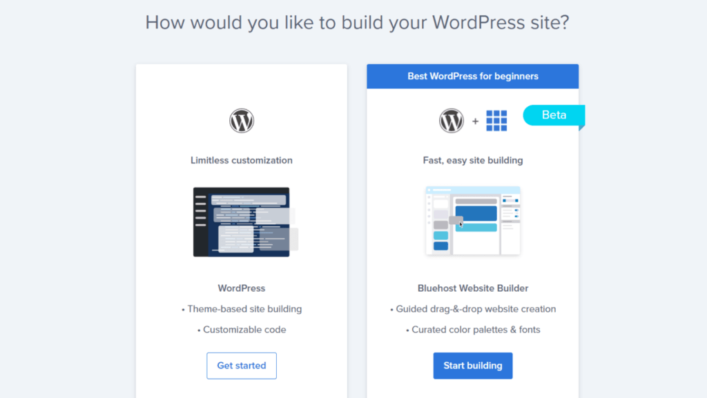 bluehost wordpress