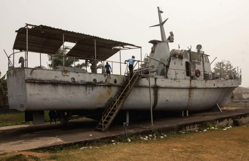 NNS Bonny at the National War Museum Image Amanda Iheme