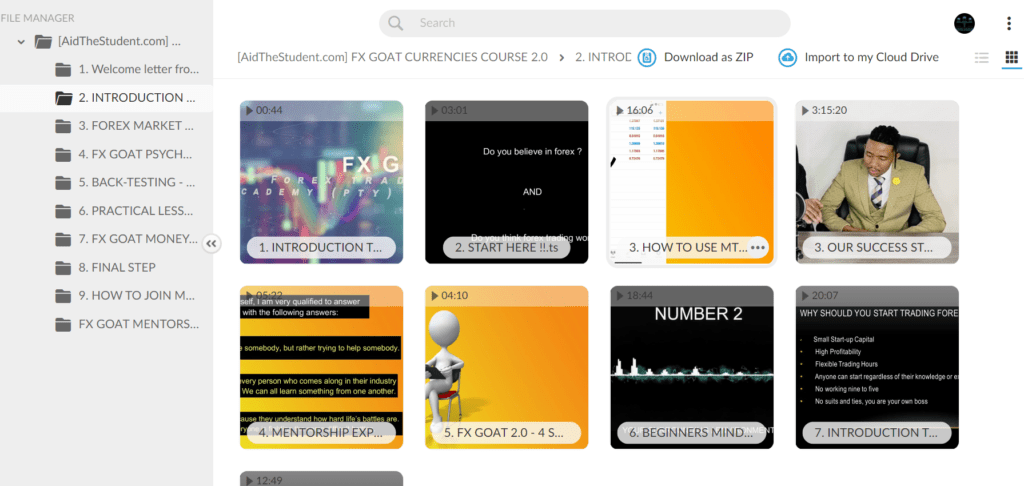 Fx Goat Currencies Course 2.0