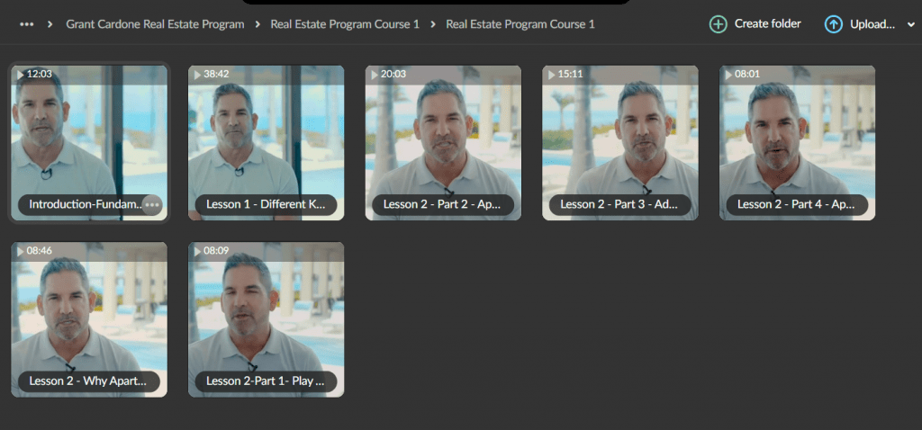 Grant Cardone – Real Estate Program – How To Create Wealth Investing In Real Estate