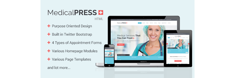 Medicalpress - Health Wordpress Theme