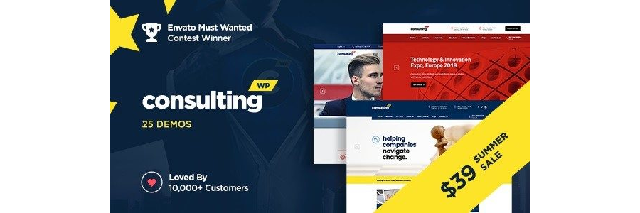 Consulting - Business, Finance Wordpress Theme