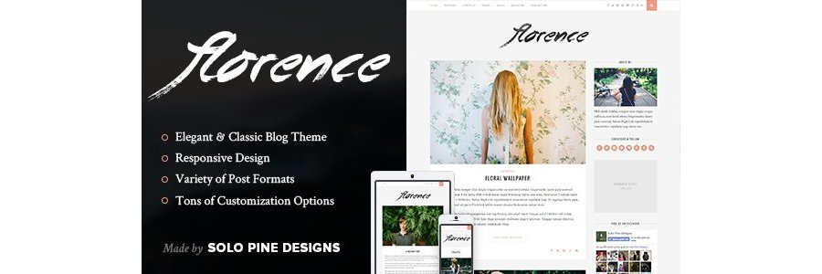 Florence - A Responsive Wordpress Blog Theme