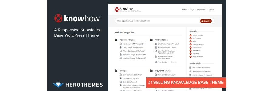 Knowhow - A Knowledge Base Wordpress Theme