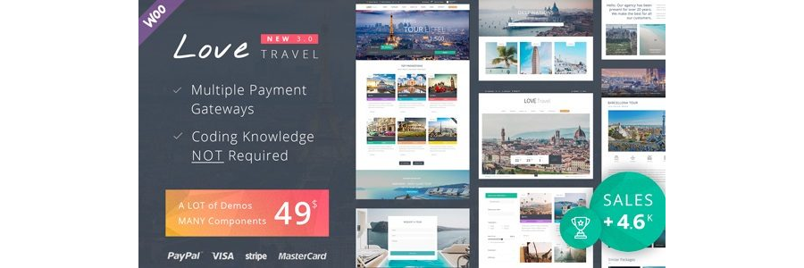 Love Travel - Creative Travel Agency Wordpress