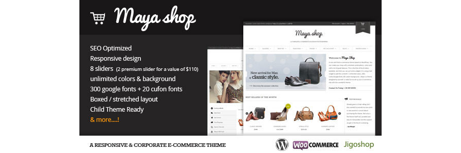 Mayashop - A Flexible Responsive E-Commerce Theme