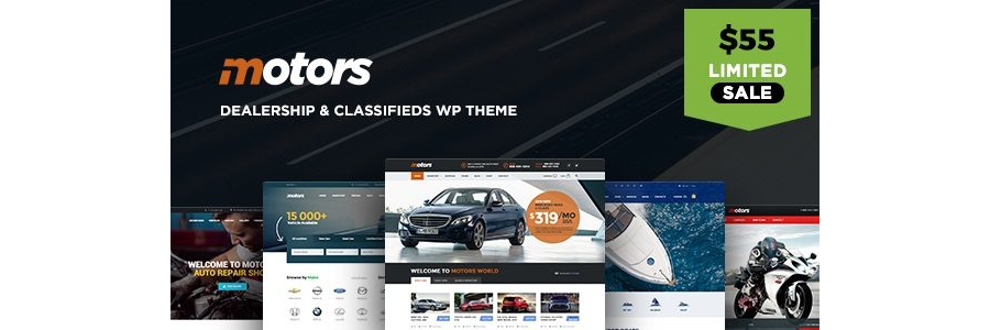 Motors - Car Dealer And Rental, Classified Wordpress Theme