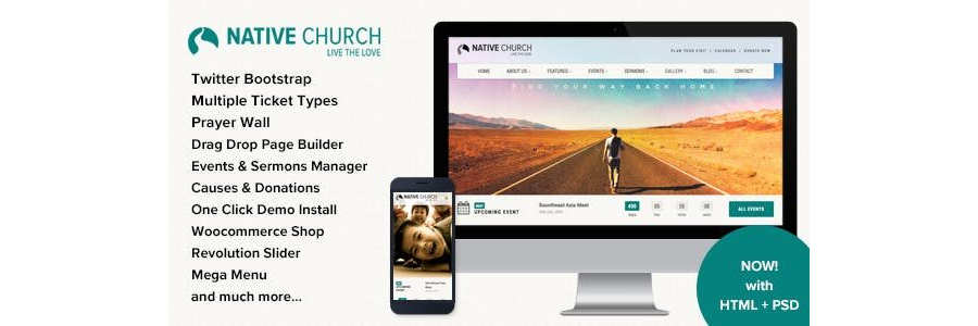 Nativechurch - Multi Purpose Wordpress Theme