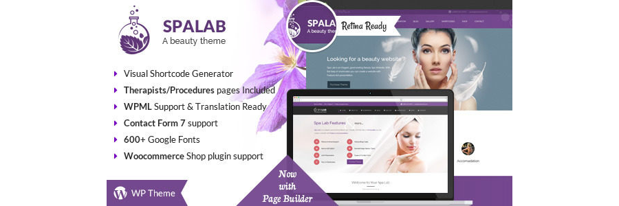 Spa Lab - Beauty Wordpress