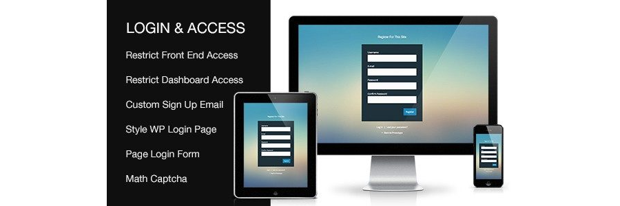 Custom Login &Amp; Access Wordpresss Plugin